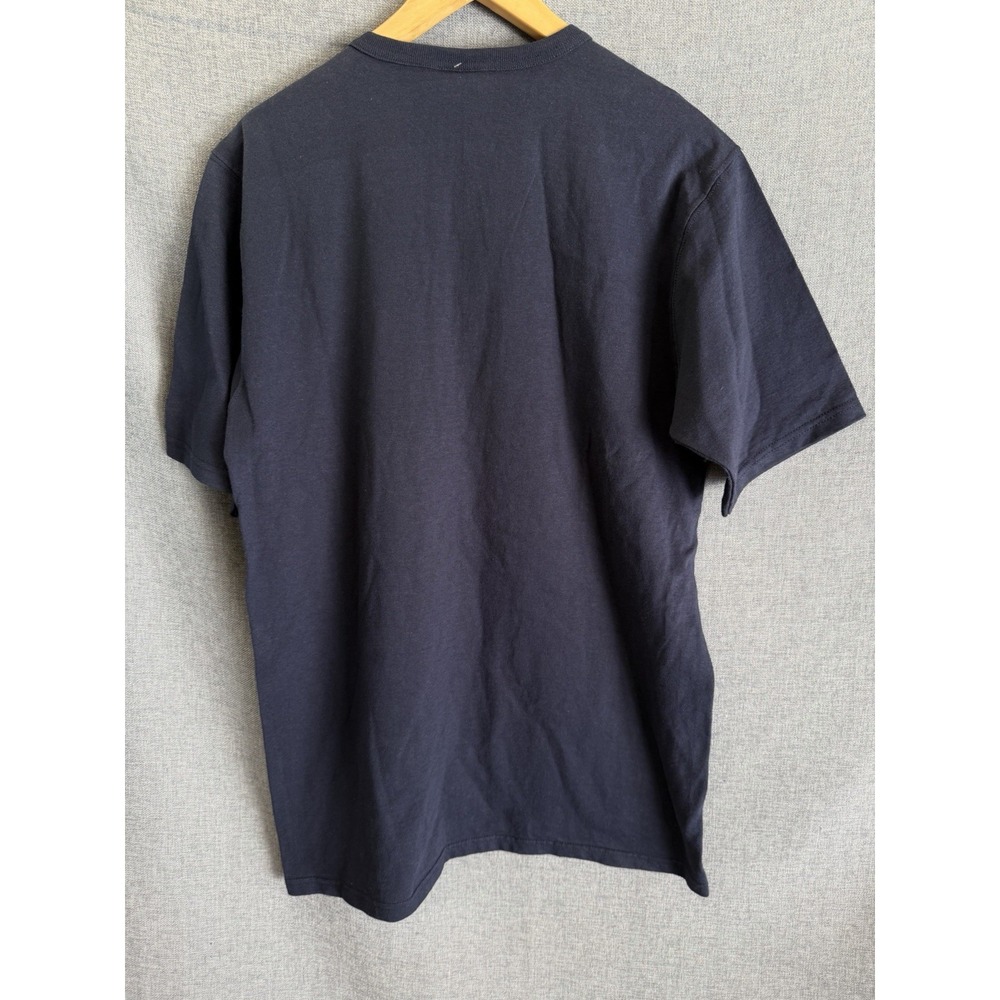 New Champion Heritage Tee Mens L Navy Blue Logo Cotton Short Sleeve NWT Tilleys - Picture 4 of 6